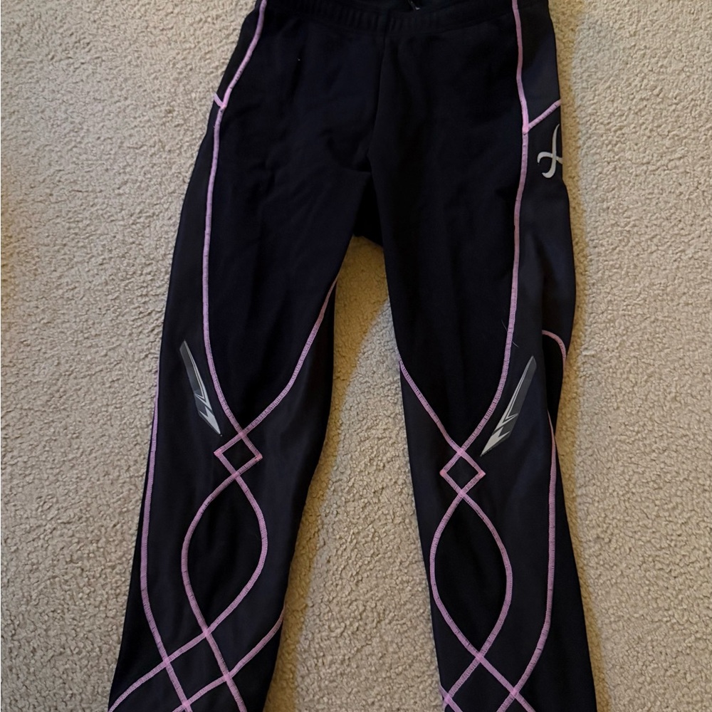 Black and Pink Athletic Leggings
